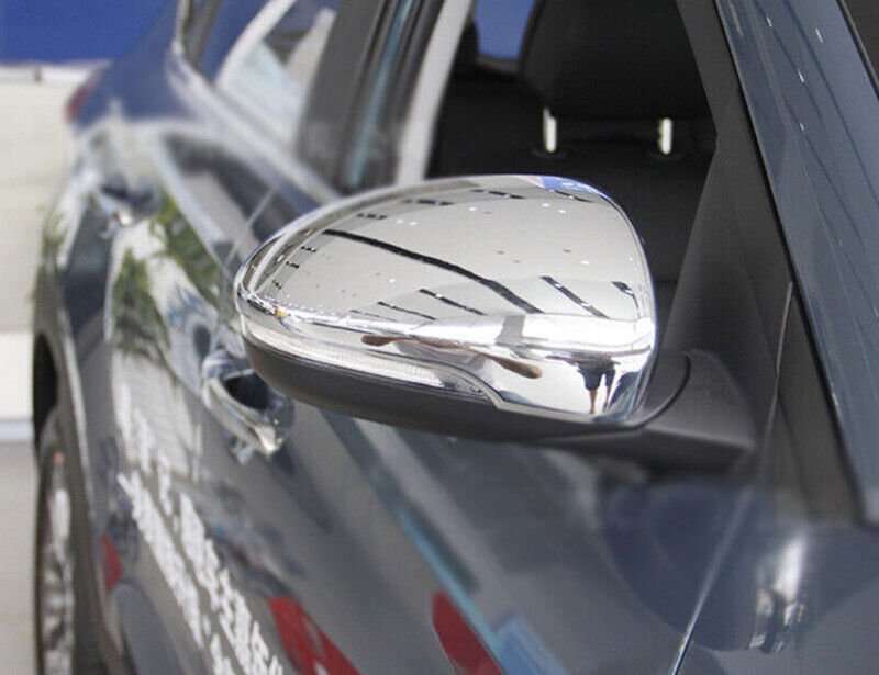 For Hyundai Tucson 2016-2021 Chrome Side Door Rearview Mirror Cover cap trim