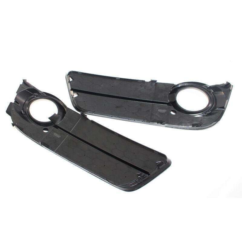 2X ABS Car Front L&amp;R Bumper Fog Light Lower Grille Cover for Audi A5 2008-2011