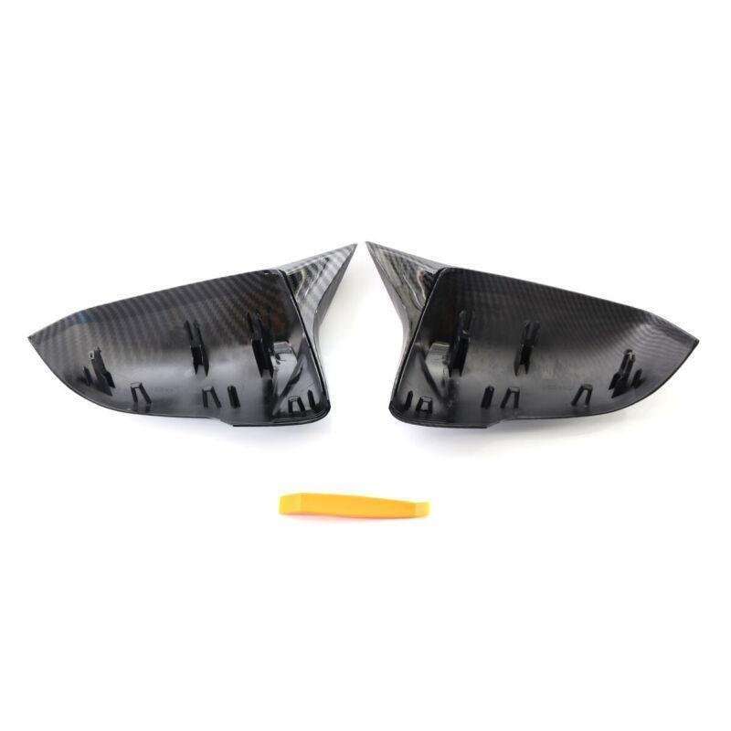 Fit For BMW X1 F48 2016-2020 Car Side Mirror Cover Caps Carbon Fiber Style