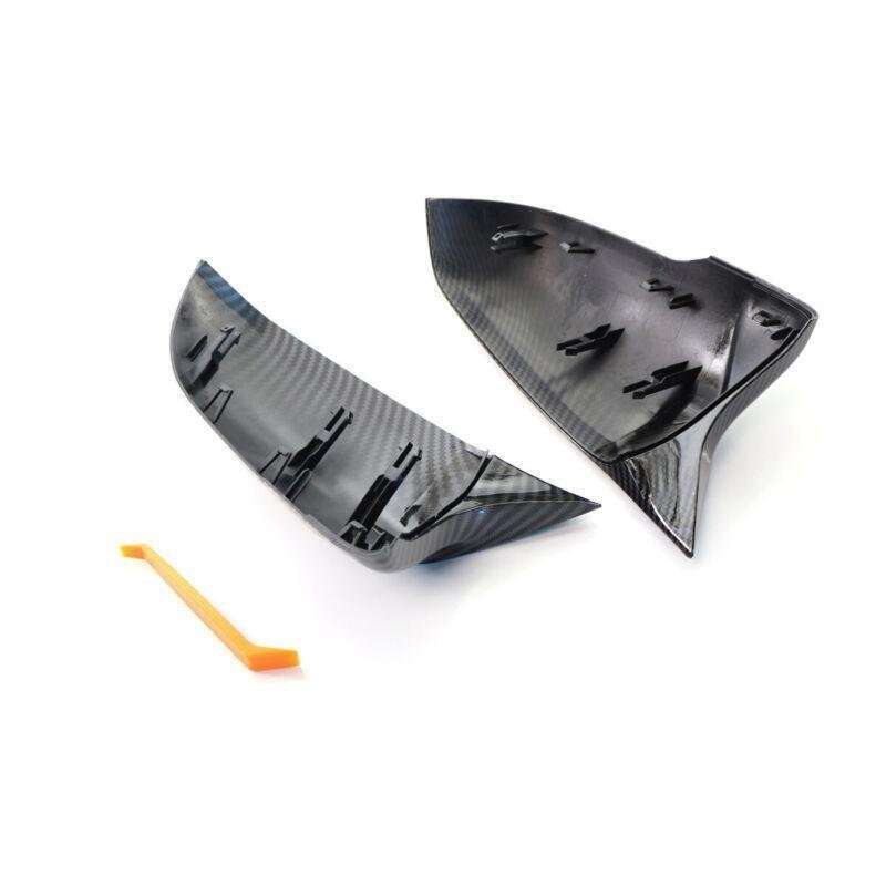 Fit For BMW X1 F48 2016-2020 Car Side Mirror Cover Caps Carbon Fiber Style