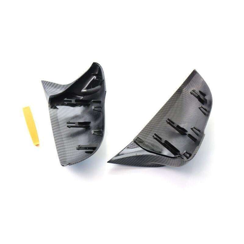 Fit For BMW X1 F48 2016-2020 Car Side Mirror Cover Caps Carbon Fiber Style