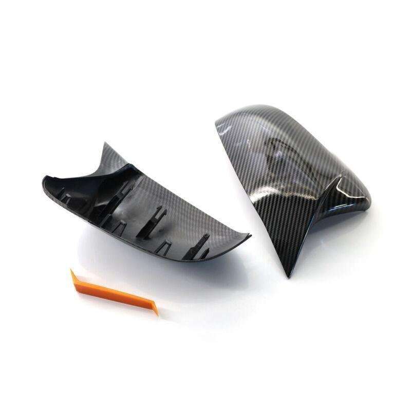 Fit For BMW X1 F48 2016-2020 Car Side Mirror Cover Caps Carbon Fiber Style