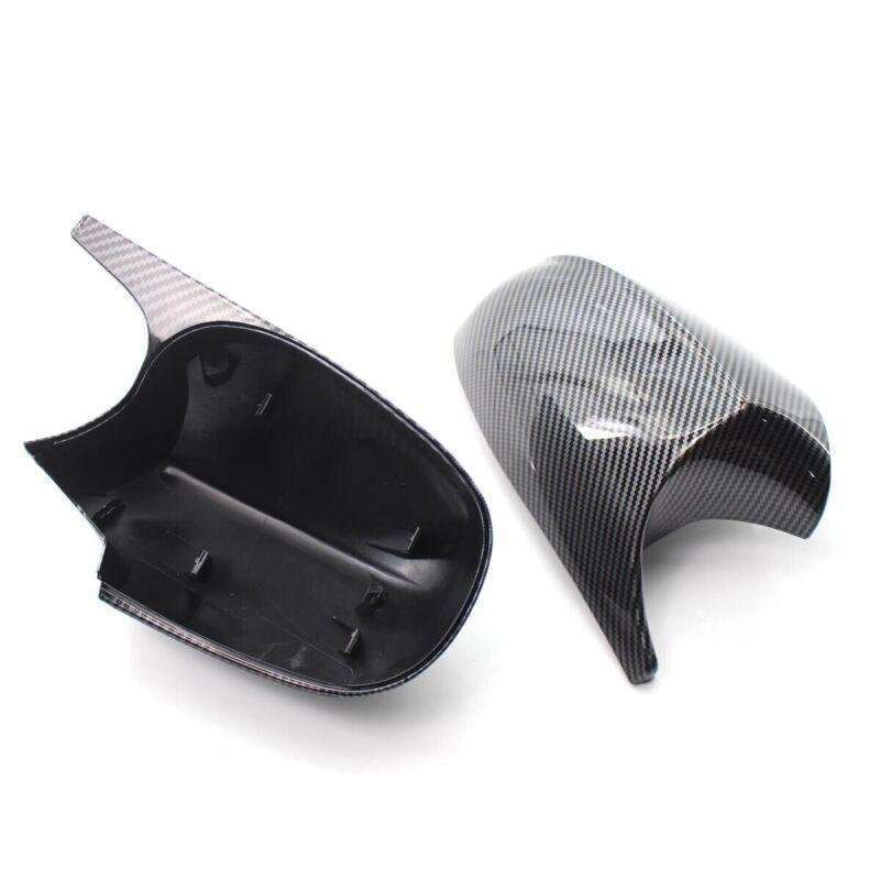 For BMW E90 LCI 3 Series 2009-2011 2010 Carbon Fiber Style Mirror Cover Cap L&amp;R