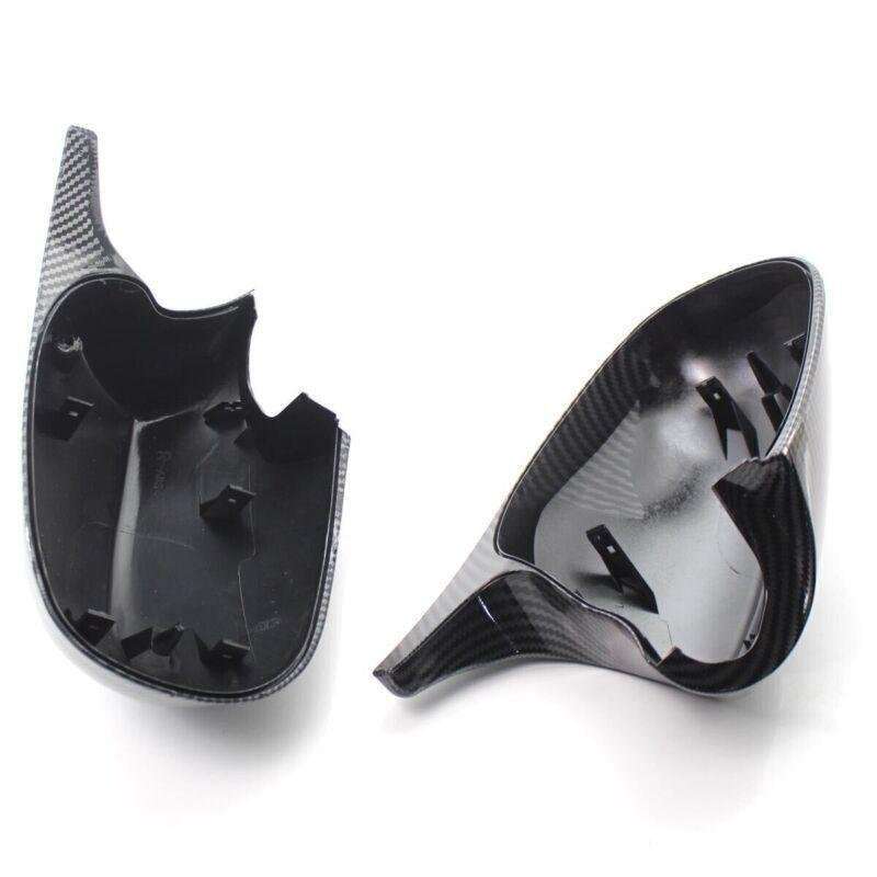 For BMW E90 LCI 3 Series 2009-2011 2010 Carbon Fiber Style Mirror Cover Cap L&amp;R