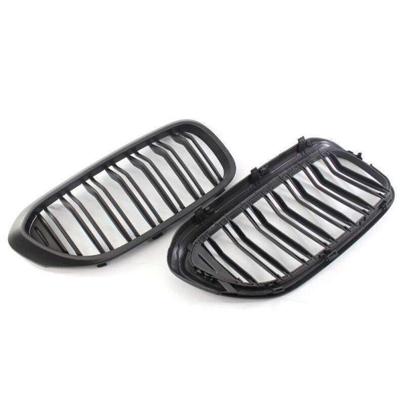 Pair of Brand New Matte Black Front Grille Fit For BMW 5-Series G30 2017 Grill