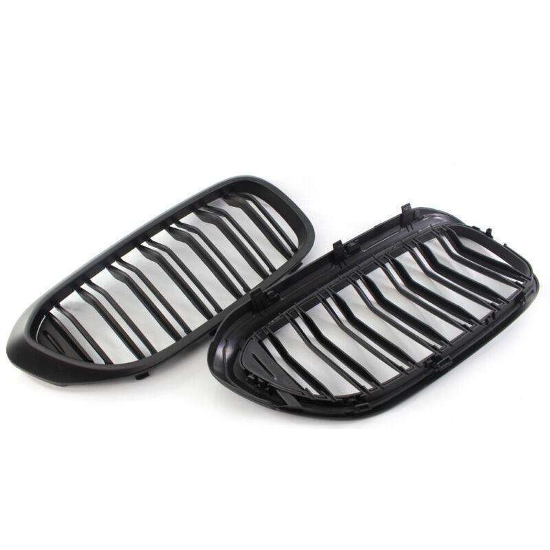 Pair of Brand New Matte Black Front Grille Fit For BMW 5-Series G30 2017 Grill