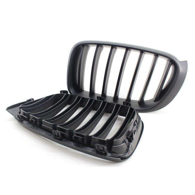 Matte BLACK Front Hood Grille Fit For BMW F25LCI X3 F26 X4 15-17 X4M
