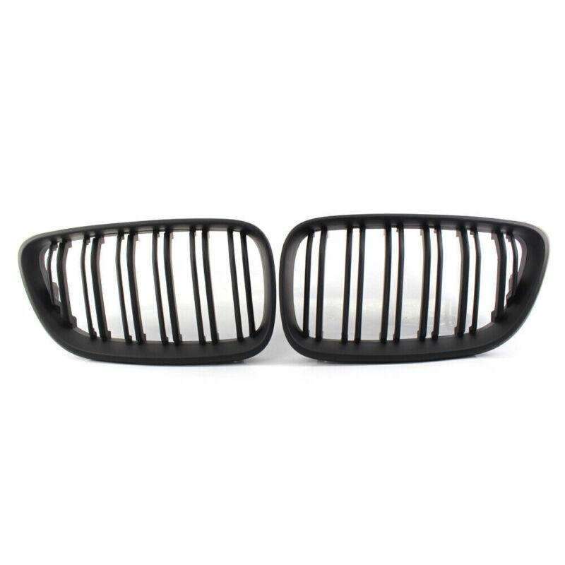 M Style Matte Black Front Grille Kit Dual Line for BMW F23 2014+ Coupe 220i 228i