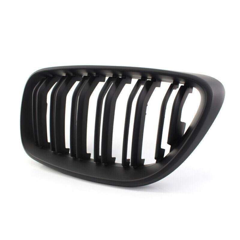 M Style Matte Black Front Grille Kit Dual Line for BMW F23 2014+ Coupe 220i 228i