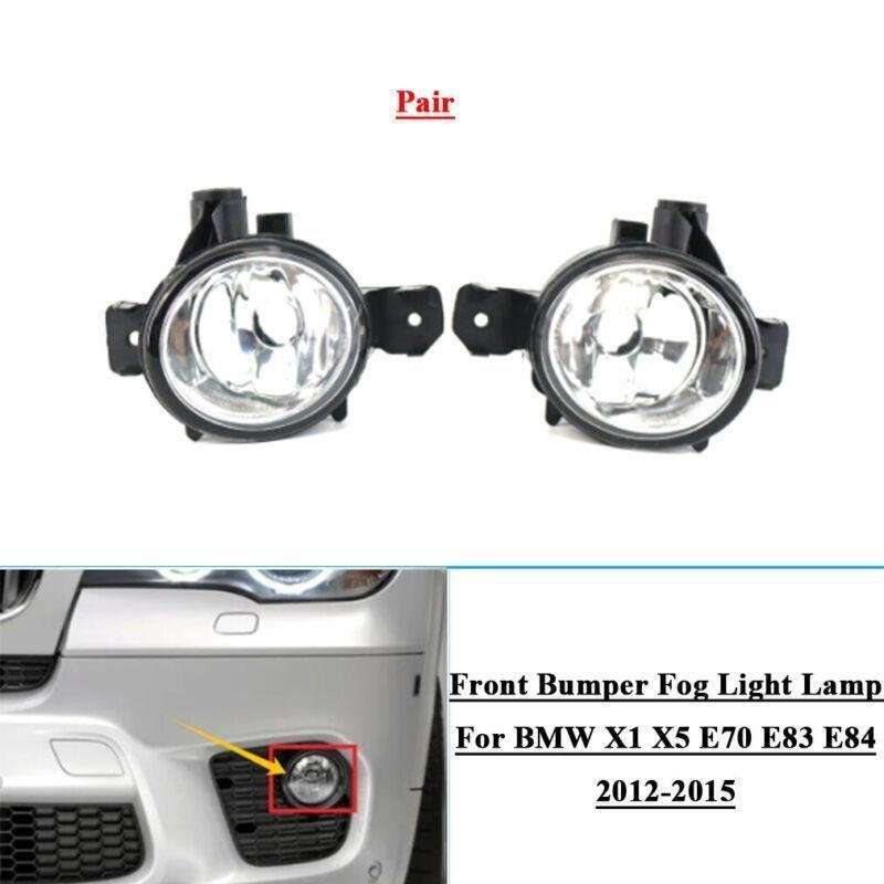 2x Front Bumper Fog Lights For BMW X1 X5 E70 E83 E84 2012-2015 LR 63177184317/8