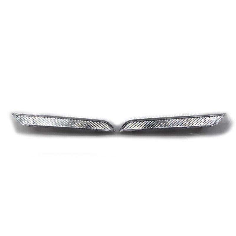 Pair For BMW X6 E71 E72 2007-14 Clear White Side Marker Reflector Light No Bulb