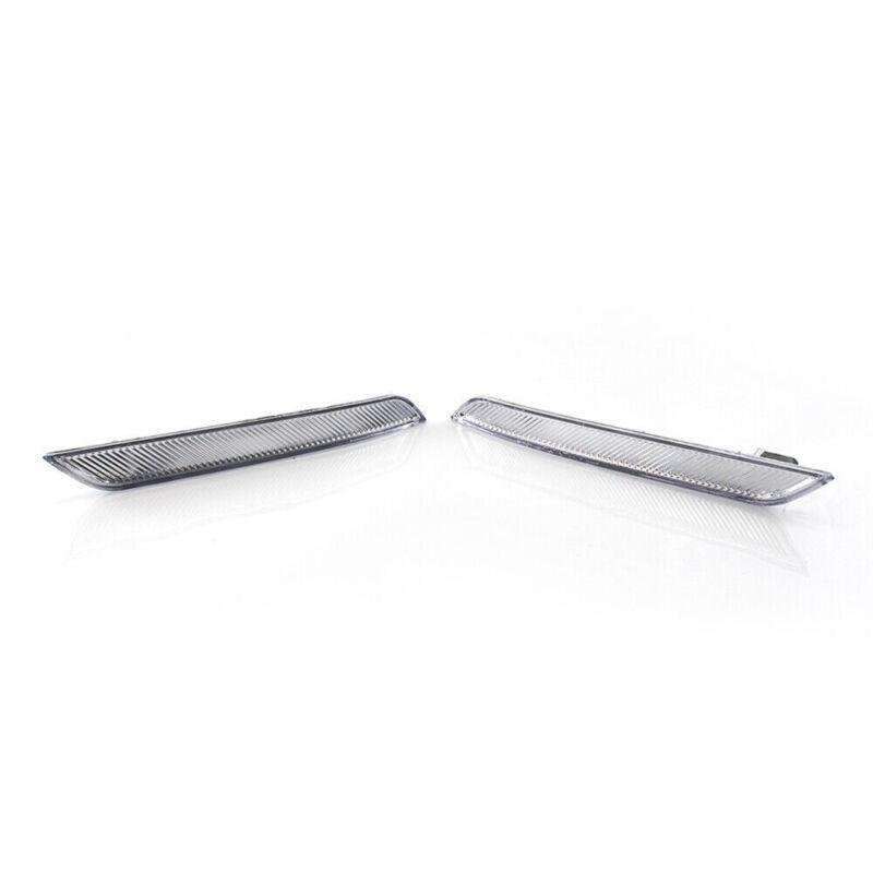 Pair For BMW X6 E71 E72 2007-14 Clear White Side Marker Reflector Light No Bulb