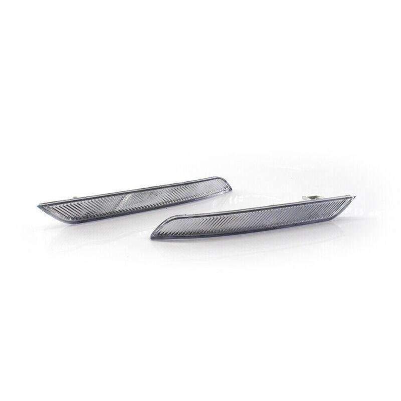 Pair For BMW X6 E71 E72 2007-14 Clear White Side Marker Reflector Light No Bulb