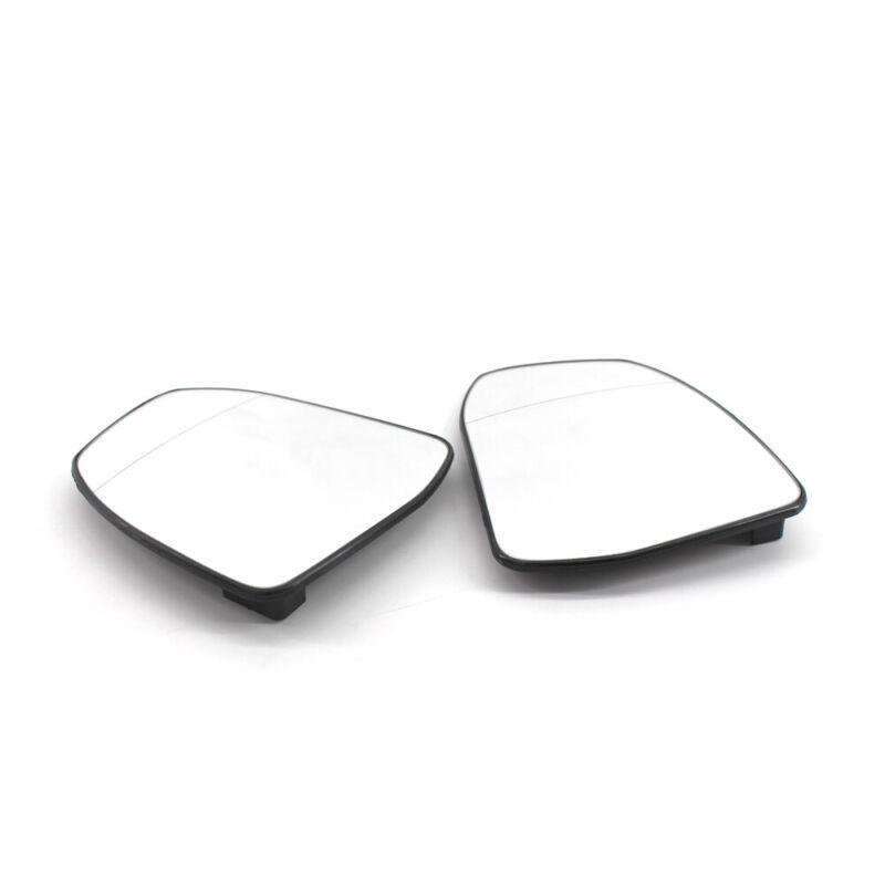 Pair of Car Door Rear Mirror Heated Glass White fit for Ford Focus 2012-2014