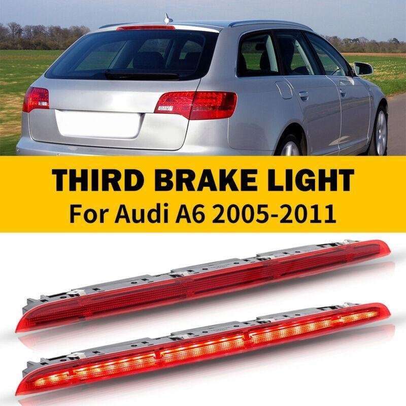Red Rear High Level Brake Light Lamp Third For Audi A6 C6 Avant 2005-2011 LED