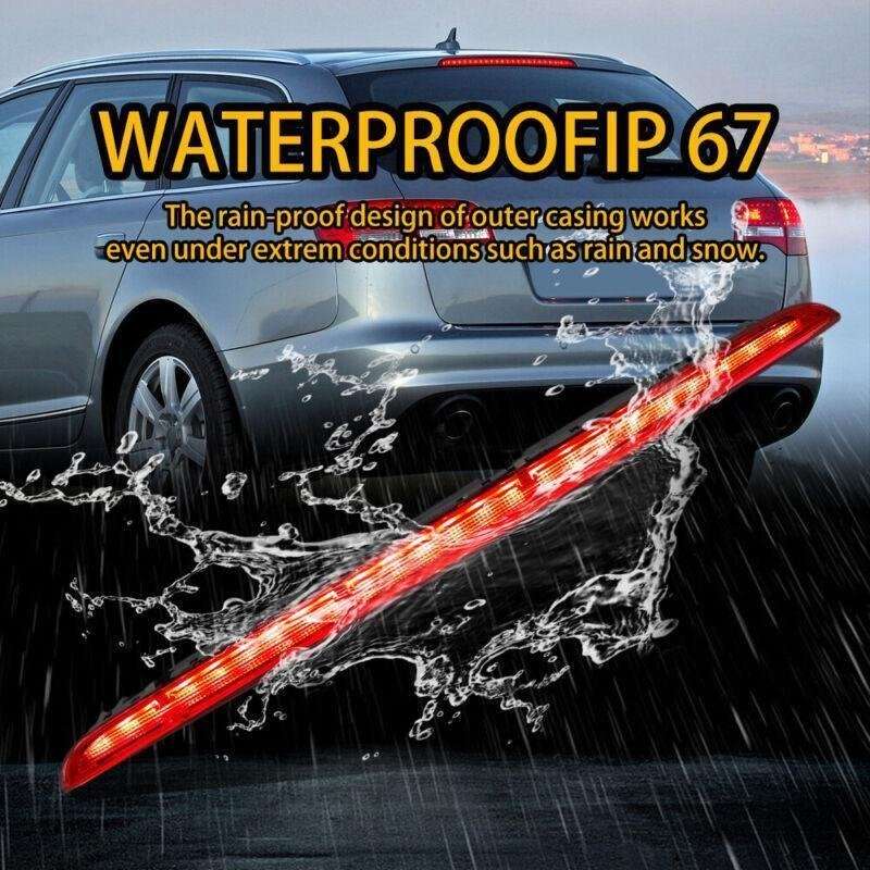 Red Rear High Level Brake Light Lamp Third For Audi A6 C6 Avant 2005-2011 LED