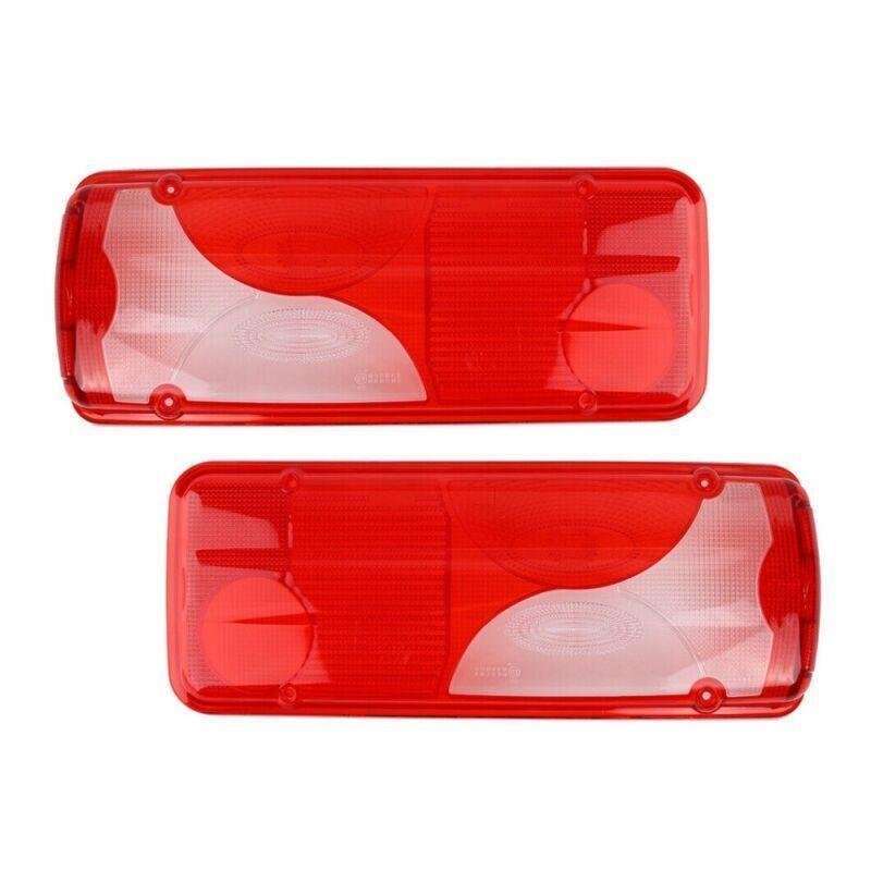 2x FOR MERCEDES SPRINTER CHASSIS CAB CLEAR REAR LIGHT LENS LEFT RIGHT 2006-2019