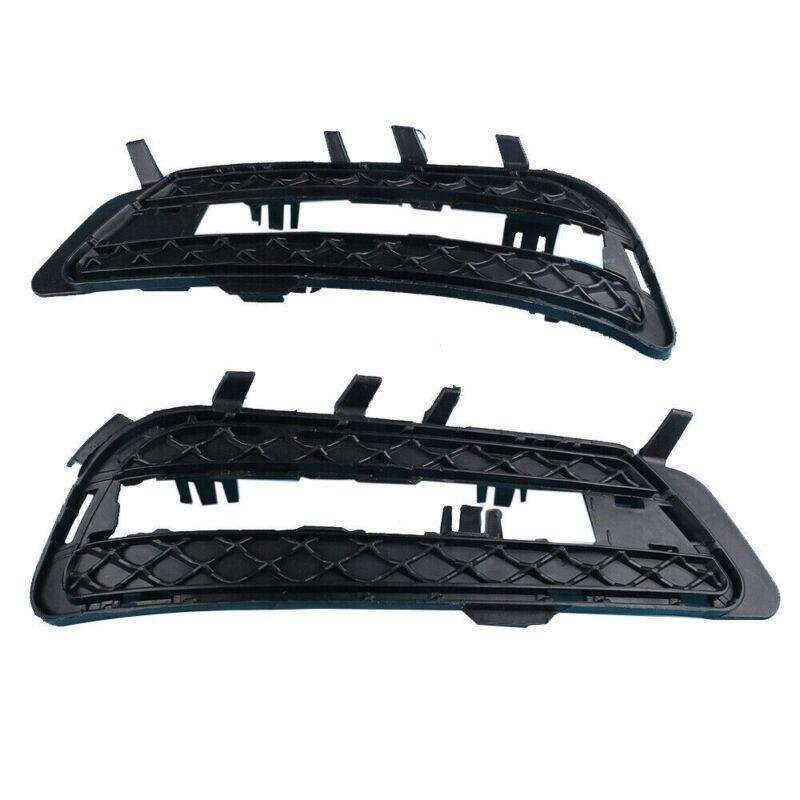 Front Bumper Light Cover Grilles For Benz W212 E250 E300 E350 2009-2013 Pair