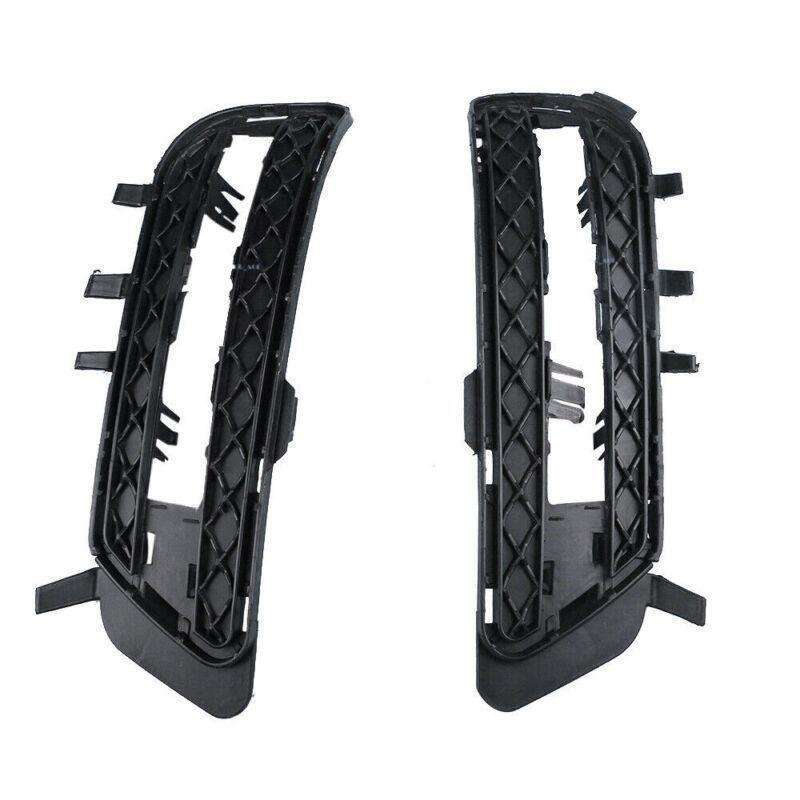 Front Bumper Light Cover Grilles For Benz W212 E250 E300 E350 2009-2013 Pair