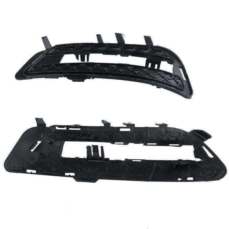 Front Bumper Light Cover Grilles For Benz W212 E250 E300 E350 2009-2013 Pair