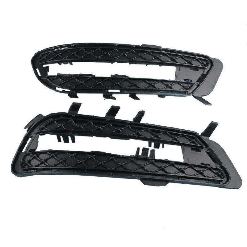 Front Bumper Light Cover Grilles For Benz W212 E250 E300 E350 2009-2013 Pair