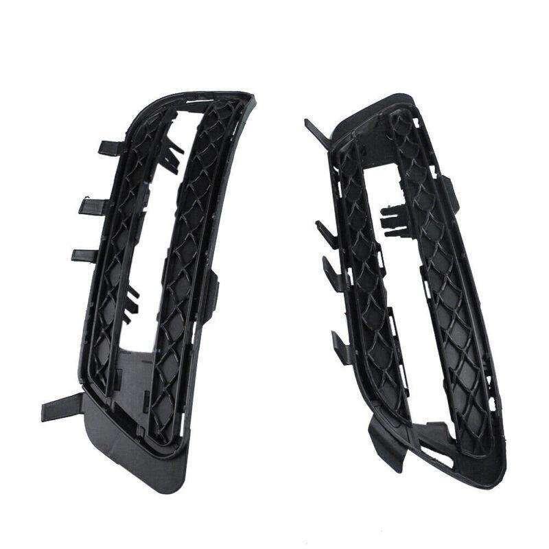 Front Bumper Light Cover Grilles For Benz W212 E250 E300 E350 2009-2013 Pair