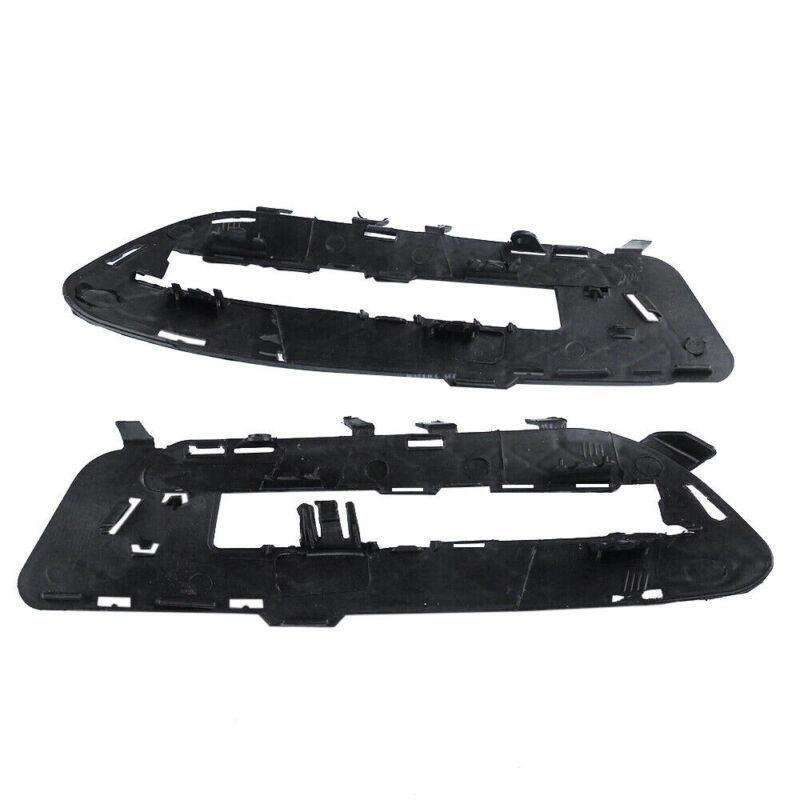 Front Bumper Light Cover Grilles For Benz W212 E250 E300 E350 2009-2013 Pair