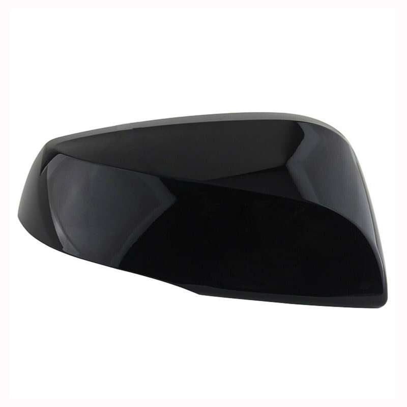 1Pc Right Side Rearview Mirror Cover Trim For 2020-2022 Toyota Highlander Black
