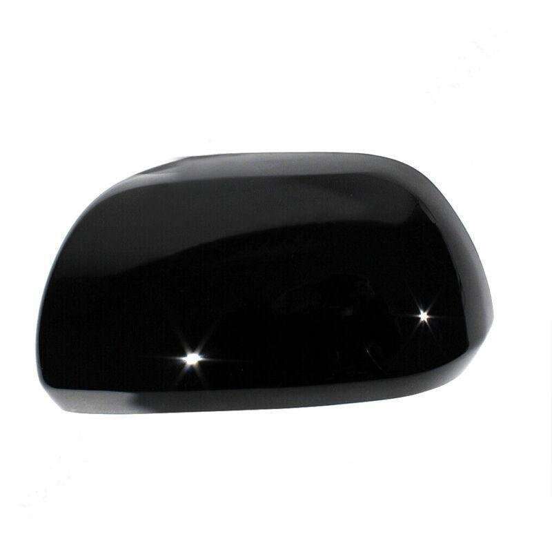 Pair Rear View Wing Mirror Cover Cap For Toyota Highlander 2008-2013 Black