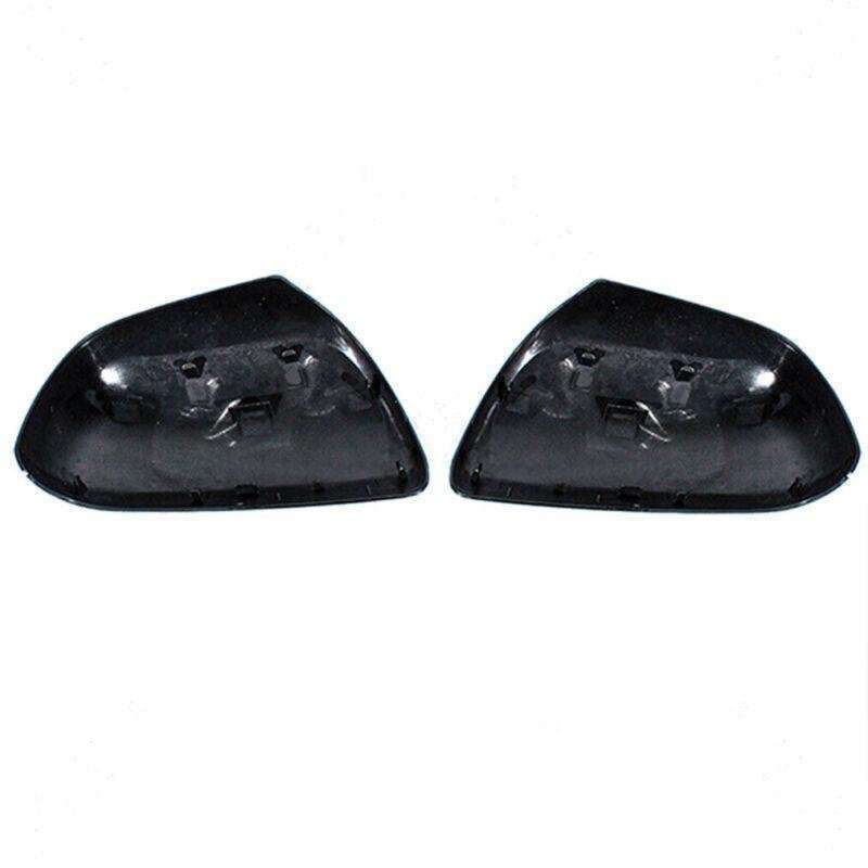 Pair Rear View Wing Mirror Cover Cap For Toyota Highlander 2008-2013 Black