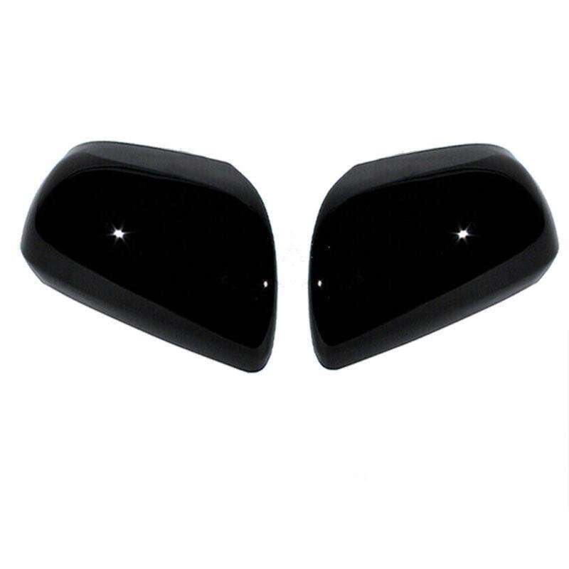 Pair Rear View Wing Mirror Cover Cap For Toyota Highlander 2008-2013 Black