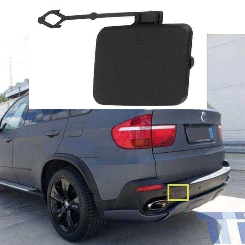 For BMW E70 X5 2007-2010 Left Side Rear Bumper Trailer Cover Tow Hook Cover