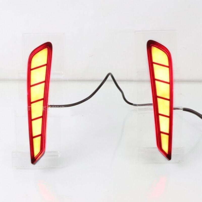 Red LED Rear Brake Taillight Bumper Reflector Light For Honda Integra 22-23 Pair