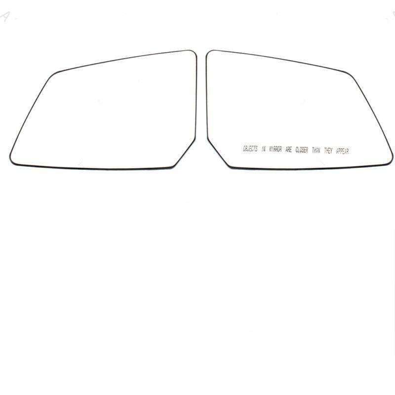 Rearview Heated Mirror Glass w/Back Plate For Chevrolet Traverse 2009-2014 Pair