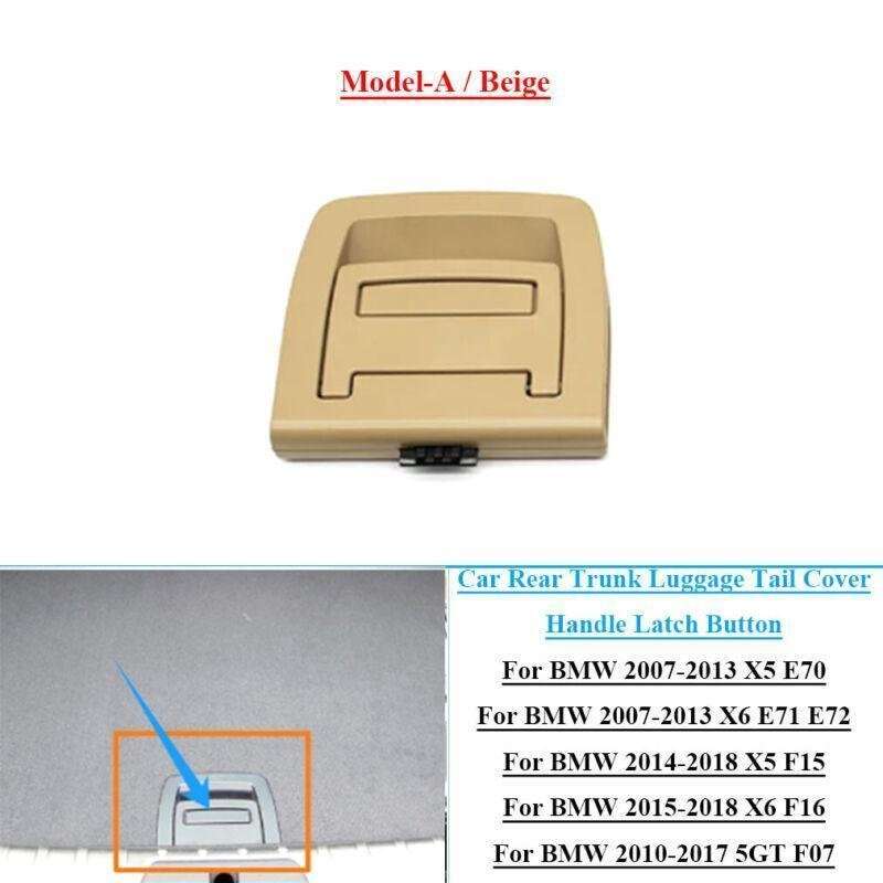 A Rear Trunk Luggage Tail Cover Handle ?For BMW X5 X6 5GT E70 E71 F15 F16 F07 BE
