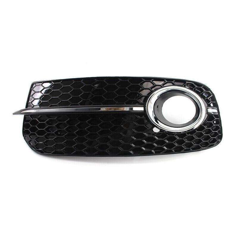 ABS Front Left Bumper Fog Light Lower Grille Cover for Audi Q5 2013-16 Facelift