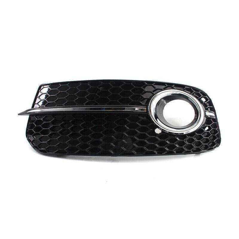 ABS Front Left Bumper Fog Light Lower Grille Cover for Audi Q5 2013-16 Facelift