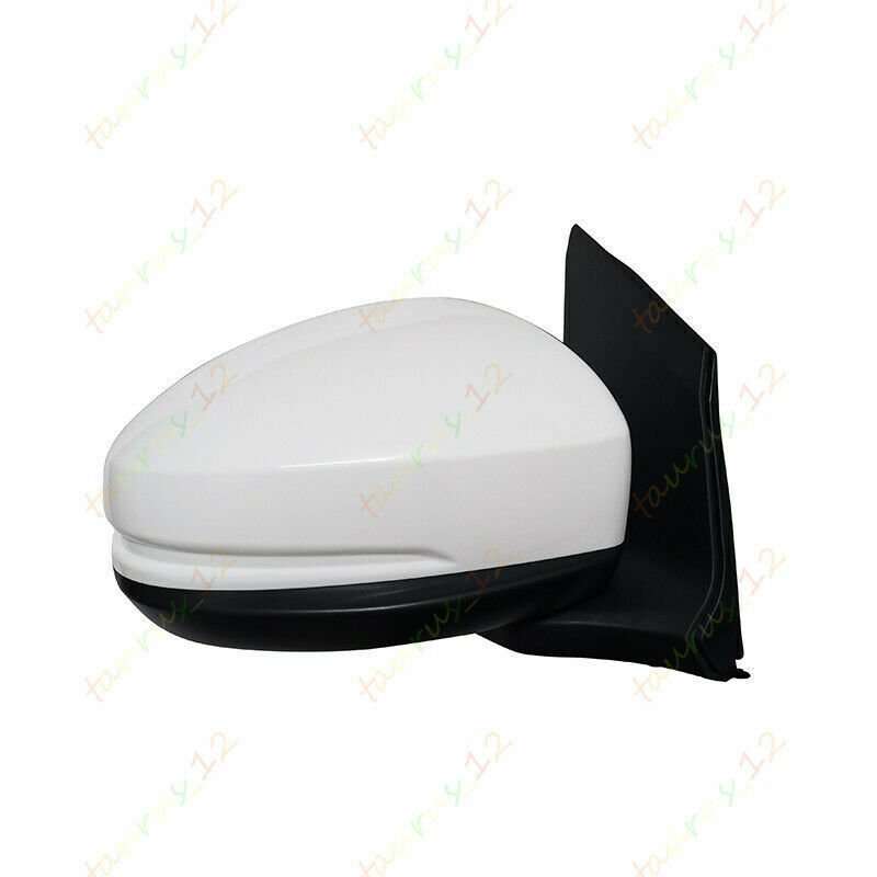 White Right Side Rearview Mirror Assembly 3-Pin For Honda City / Grace 2013-2019