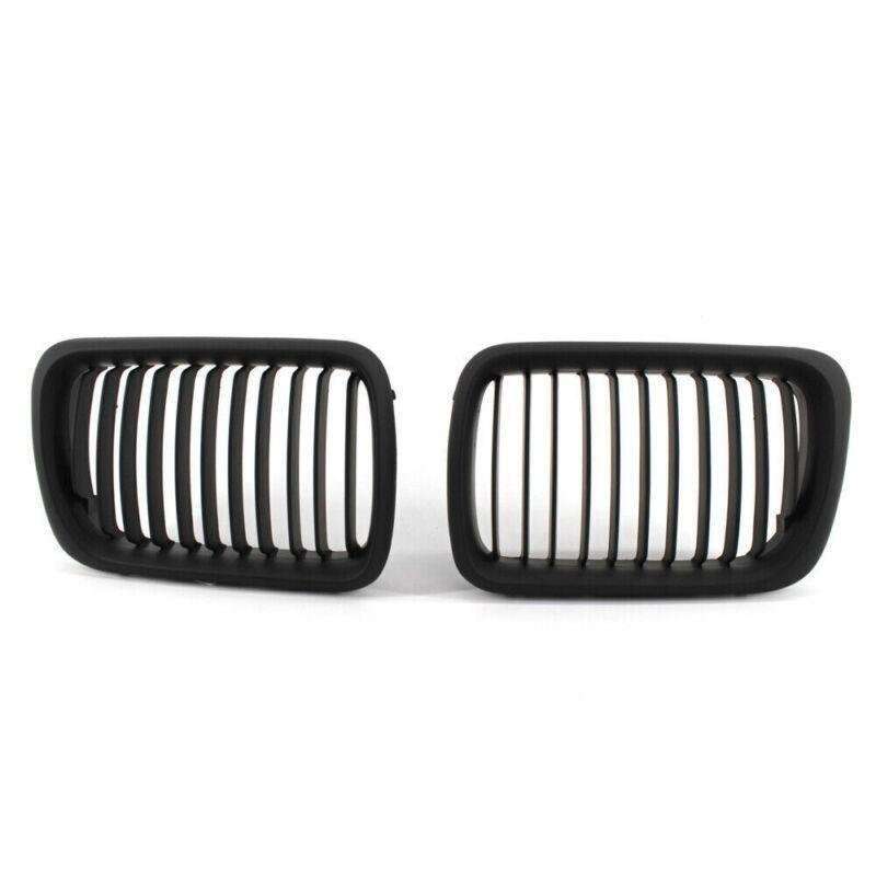2X/Set Matte Black Front Kidney Grille fits for BMW E36 M3 97 - 99 98 Mesh Grill