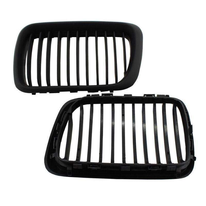 2X/Set Matte Black Front Kidney Grille fits for BMW E36 M3 97 - 99 98 Mesh Grill
