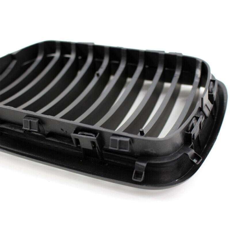 2X/Set Matte Black Front Kidney Grille fits for BMW E36 M3 97 - 99 98 Mesh Grill