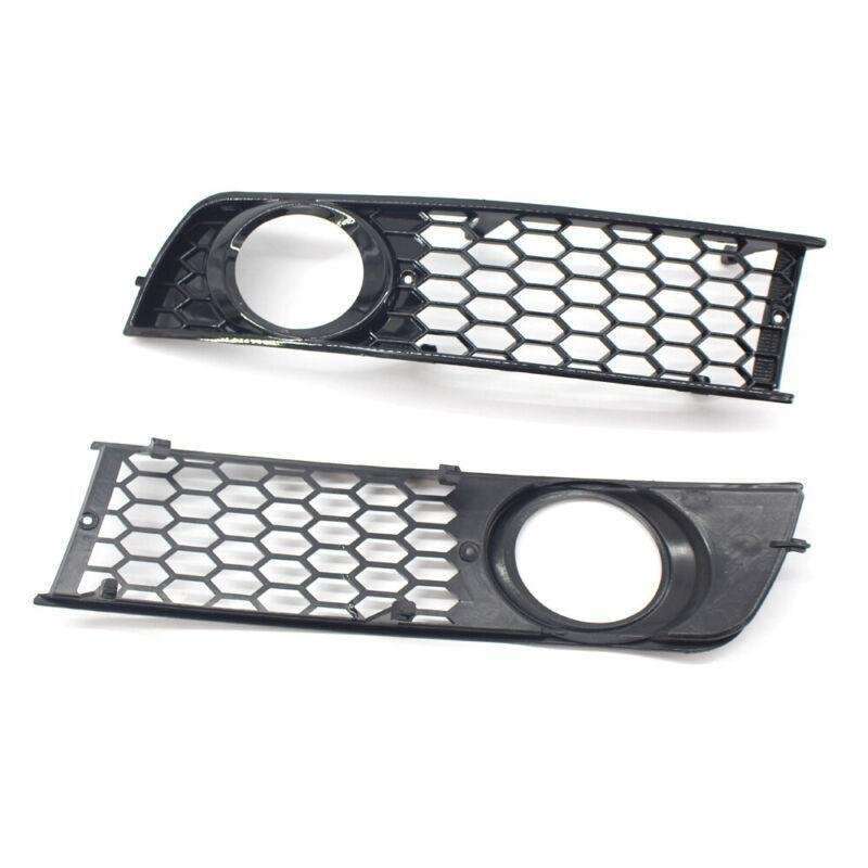 Brand New ABS Front Grill Bumper Fog Light Frame Trim Cover For Audi A4 B6 01-05