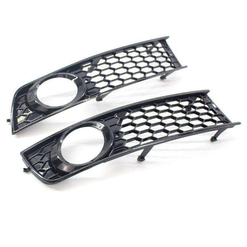 Brand New ABS Front Grill Bumper Fog Light Frame Trim Cover For Audi A4 B6 01-05