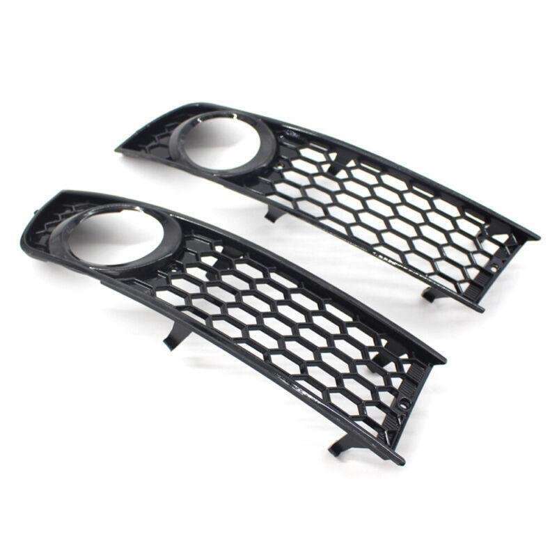 Brand New ABS Front Grill Bumper Fog Light Frame Trim Cover For Audi A4 B6 01-05