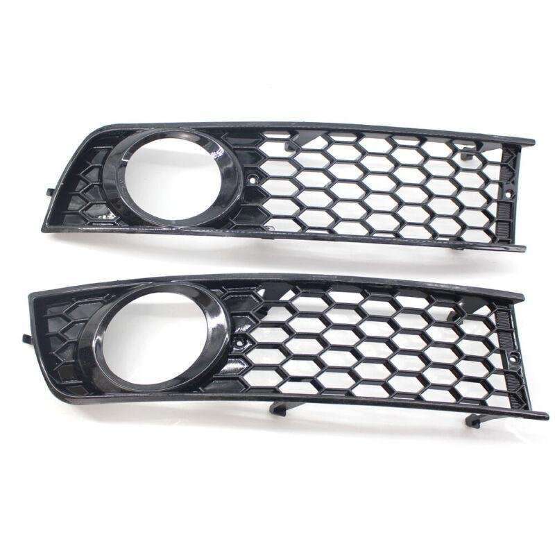 Brand New ABS Front Grill Bumper Fog Light Frame Trim Cover For Audi A4 B6 01-05