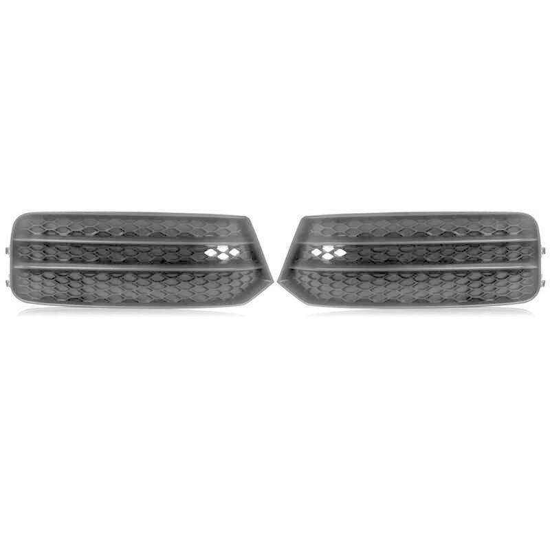 Front Bumper Fog Light Lamp Grille Cover For Audi A1 2016-2019 Black Pair