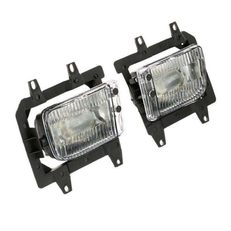 For 1985-93 BMW E30 3 Series 2 Door Front Bumper Clear Fog Light Lens Cover Kit