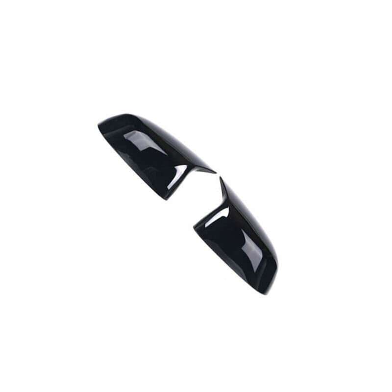 For BMW X5 G05 2019-2020 2021 ABS Black Rear View Side Door Mirror Cover 2PCS