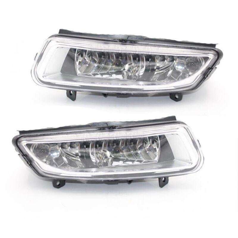 Front Bumper Fog Lights Driving Lamps For Volkswagen VW Polo 6R 2009-2014 Pair