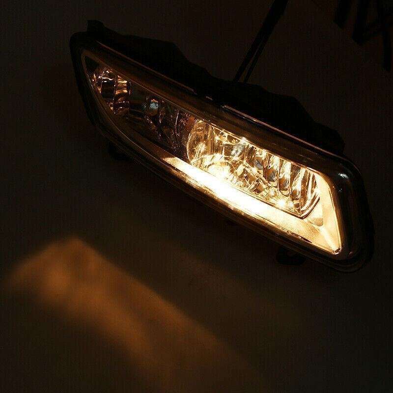 Front Bumper Fog Lights Driving Lamps For Volkswagen VW Polo 6R 2009-2014 Pair
